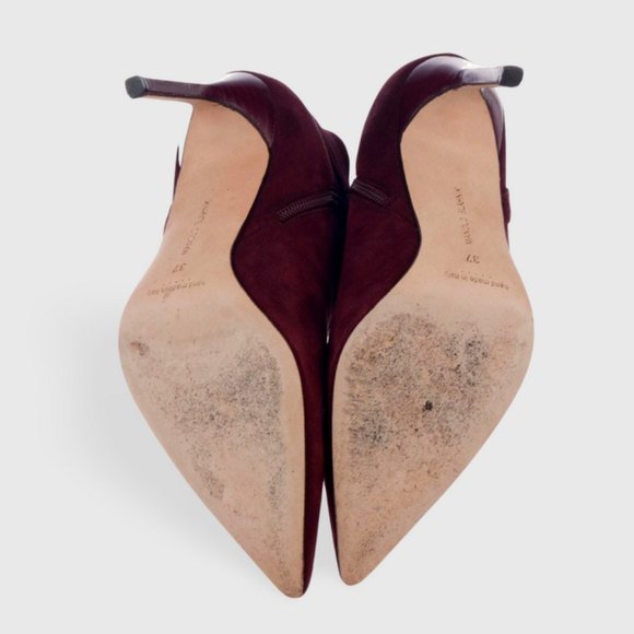 Manolo Blahnik Suede Ankle Booties - Picture 4 of 5